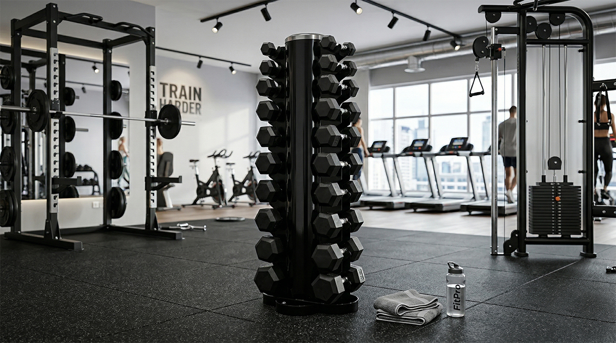 стойка для гантелей